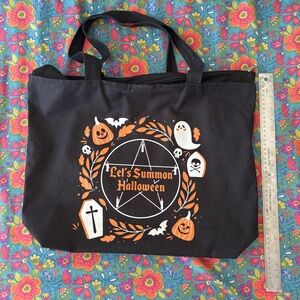 Lily and Bat - Let’s Summon Halloween Tote Bag